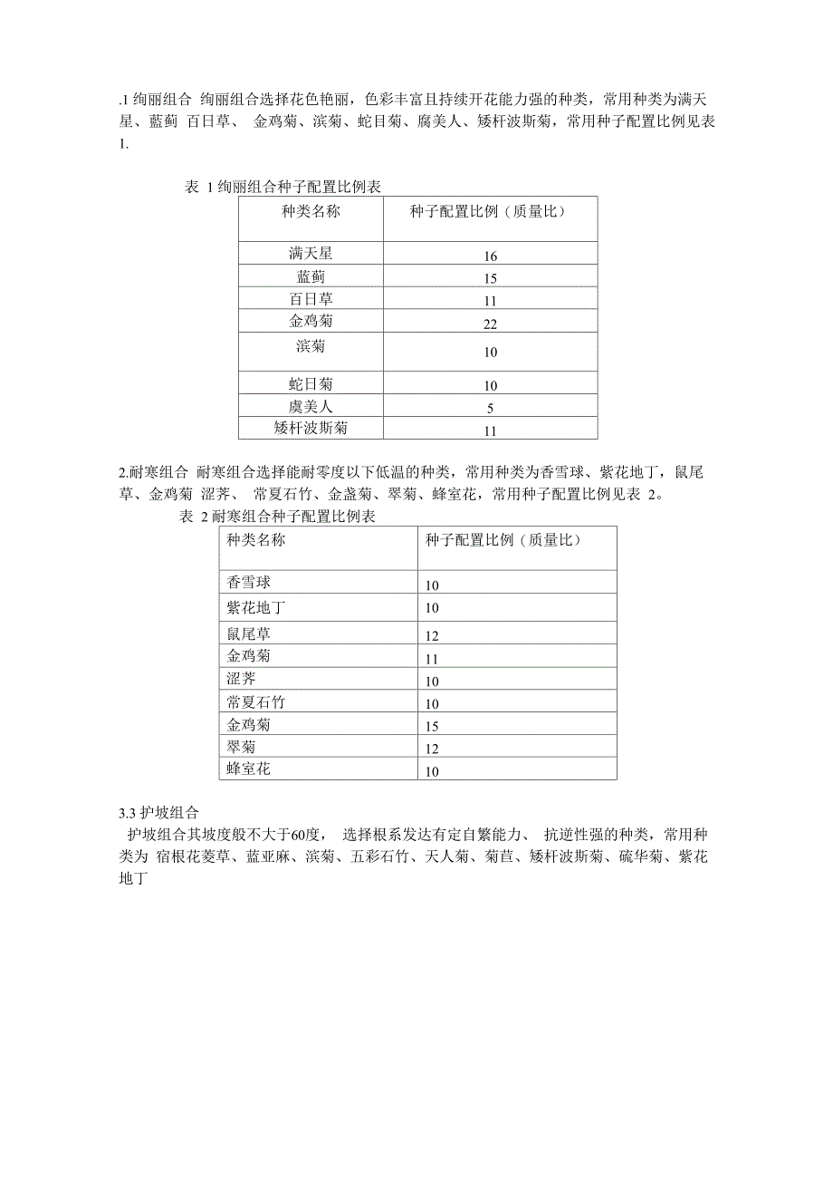 混播草花组合及配比技术_第1页