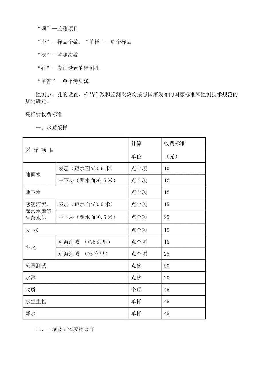 收费标准_第2页