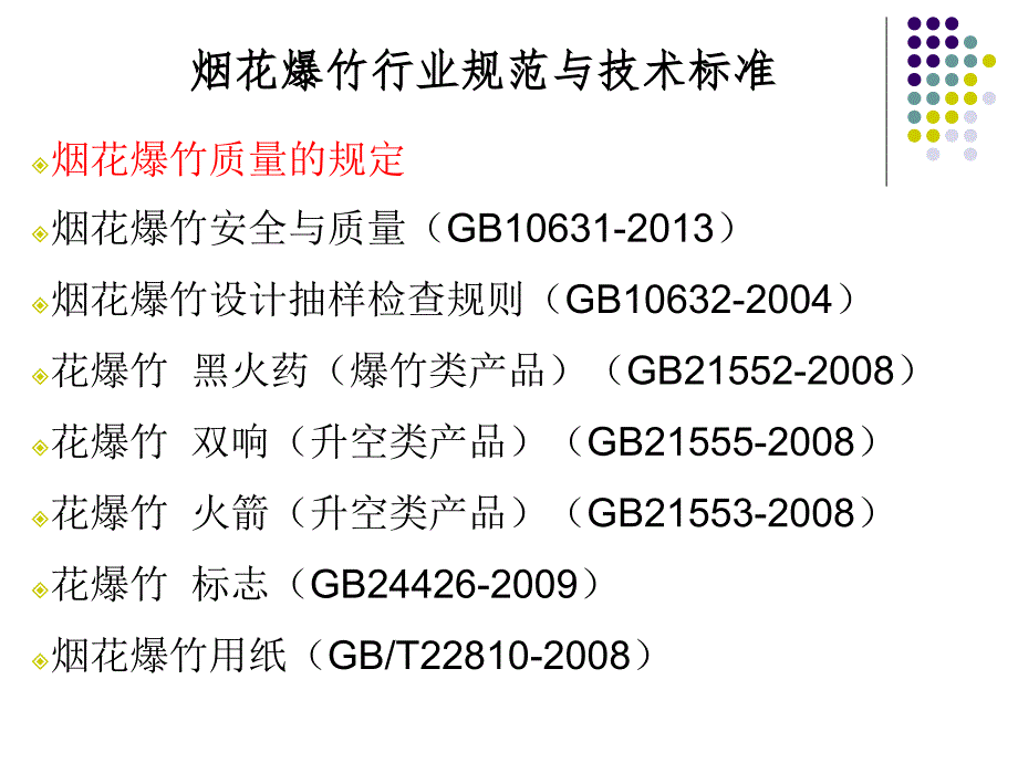 烟花爆竹作业安全技术规程课件PPT课件_第1页