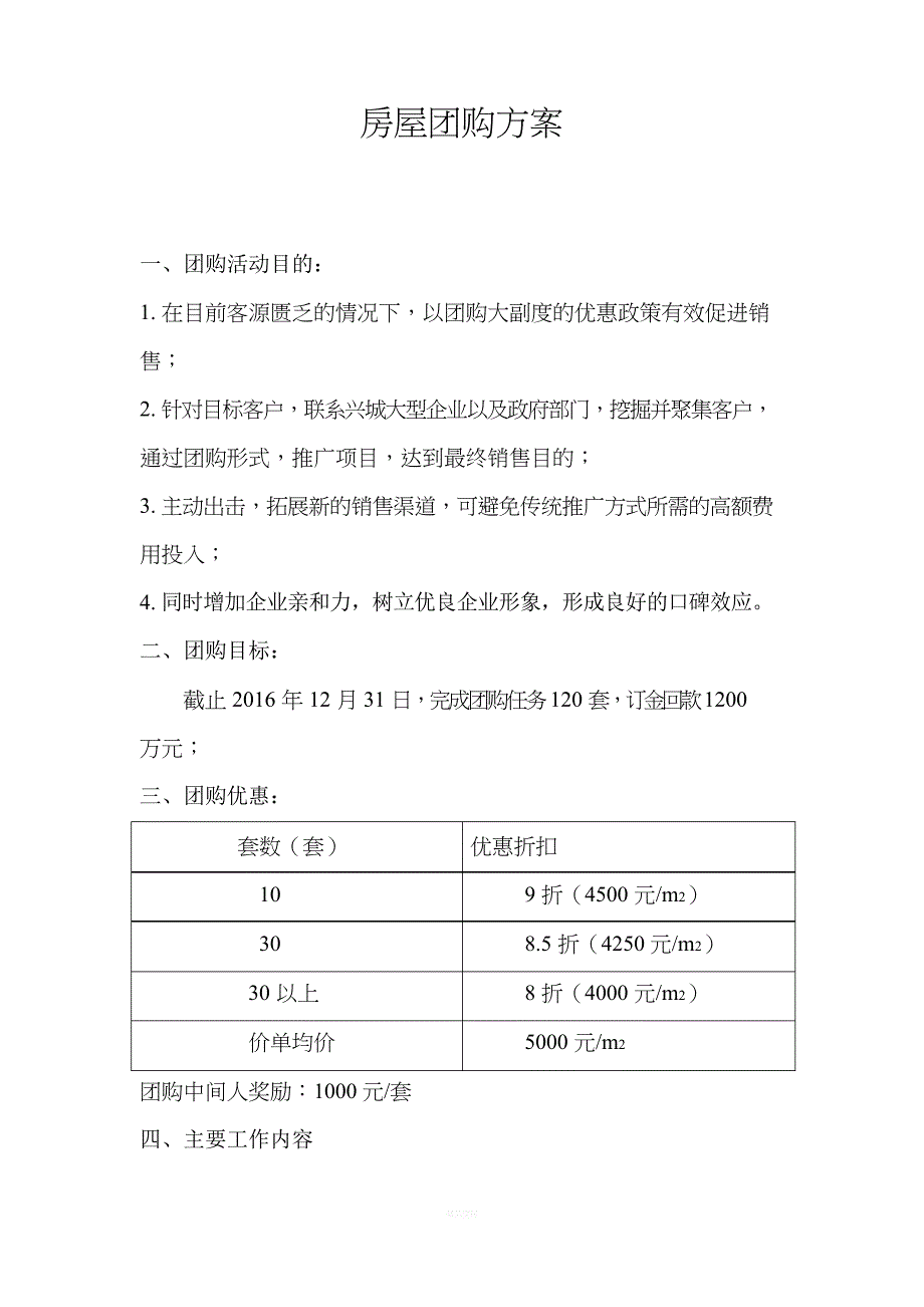 房屋团购方案_第1页