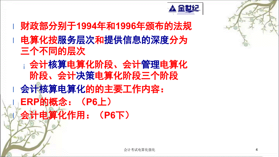 会计考试电算化强化课件_第4页