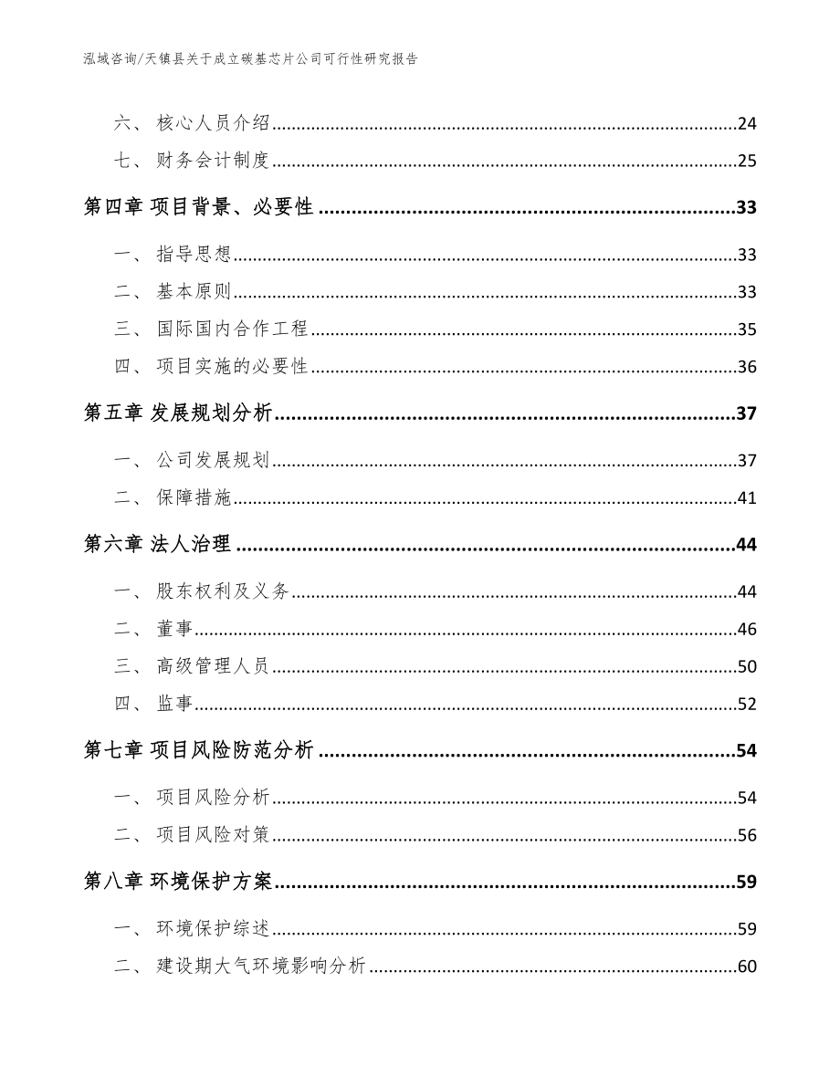 天镇县关于成立碳基芯片公司可行性研究报告_范文模板_第4页