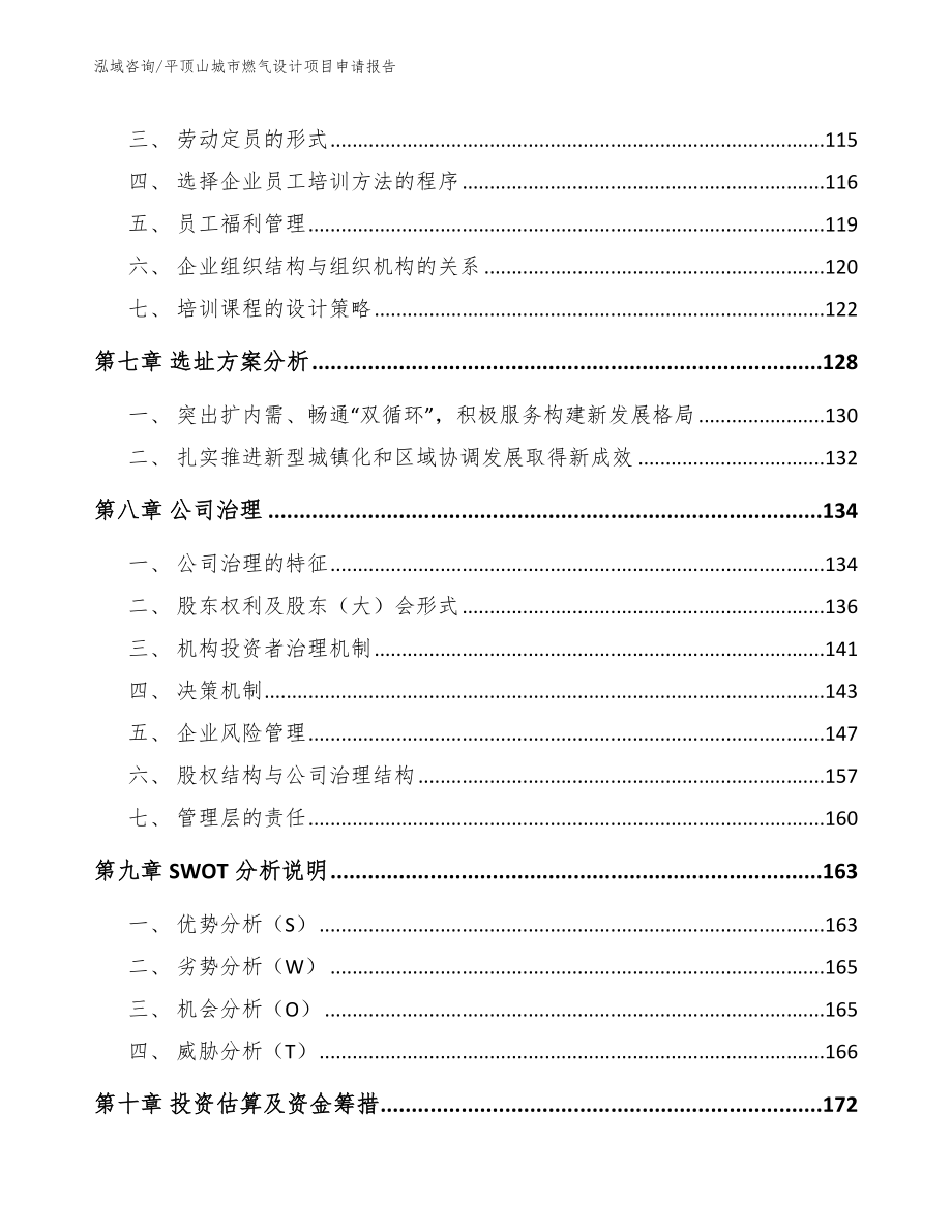 平顶山城市燃气设计项目申请报告_第3页