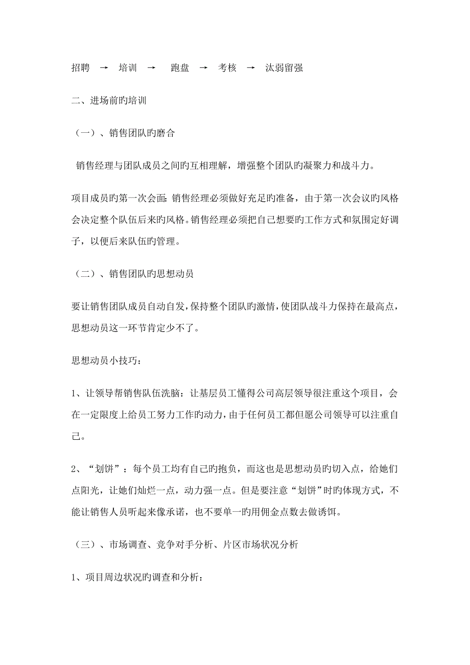 房地产营销经理操盘标准流程_第2页