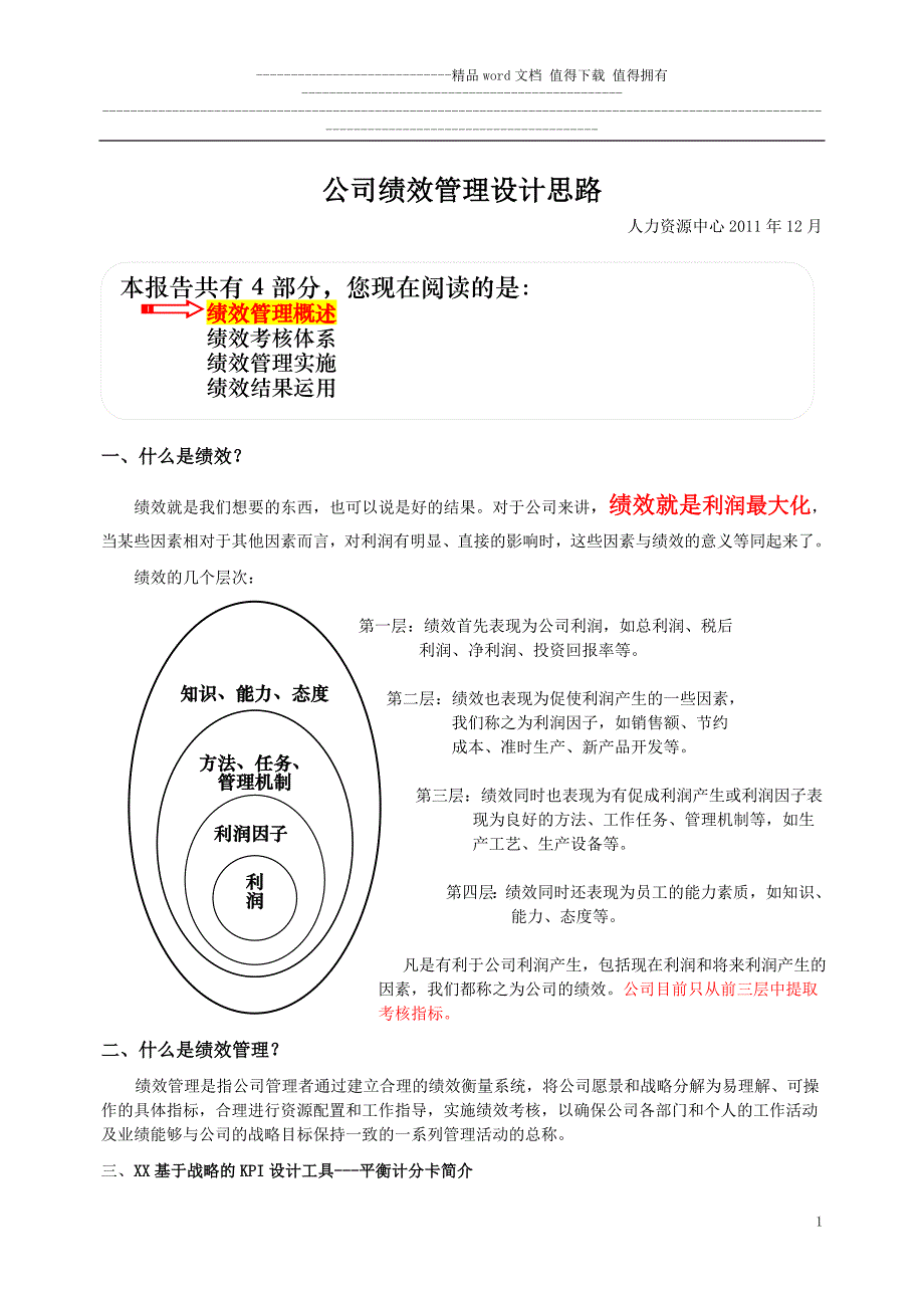 公司绩效管理设计思路(2012年)-中房商学院.doc_第1页