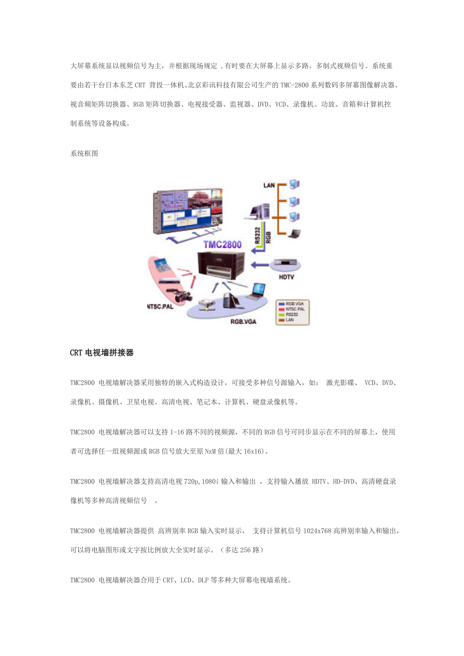 CRT电视墙拼接系统_第2页