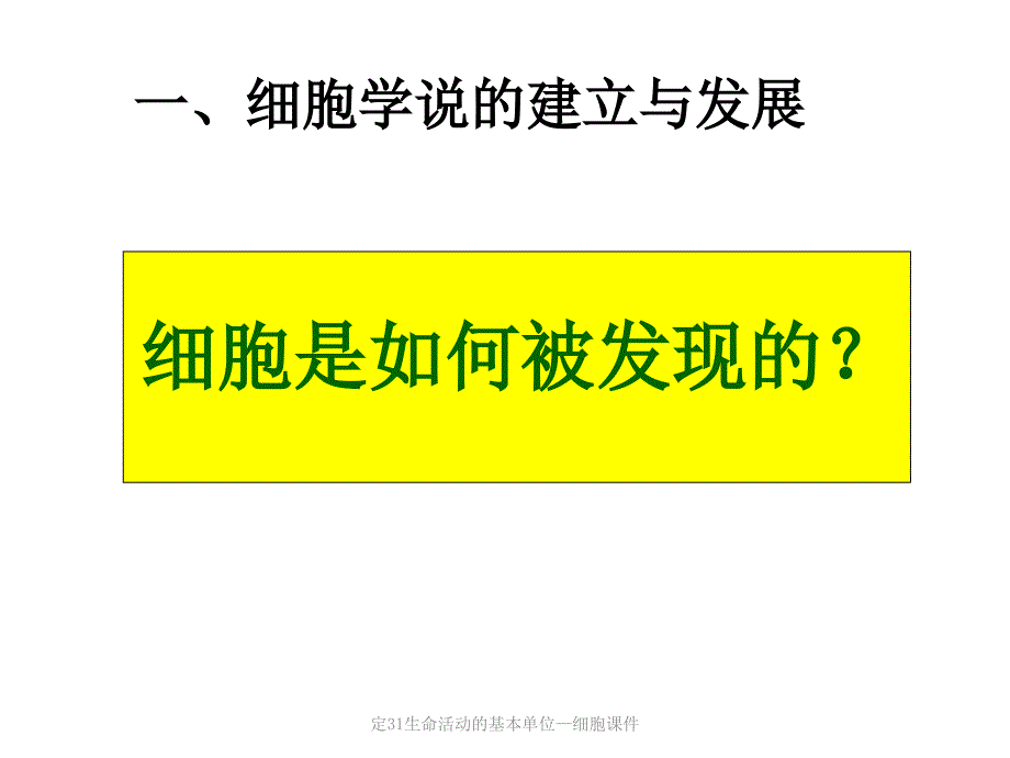 定31生命活动的基本单位细胞课件_第4页