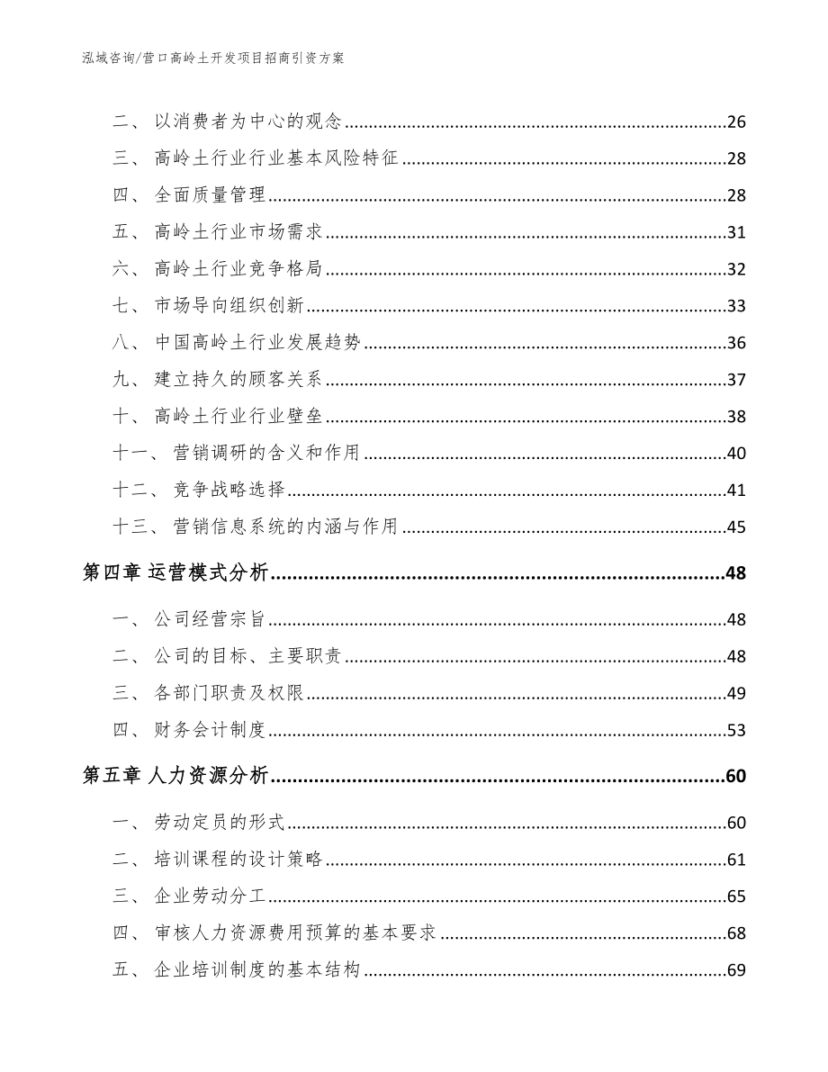 营口高岭土开发项目招商引资方案_第3页