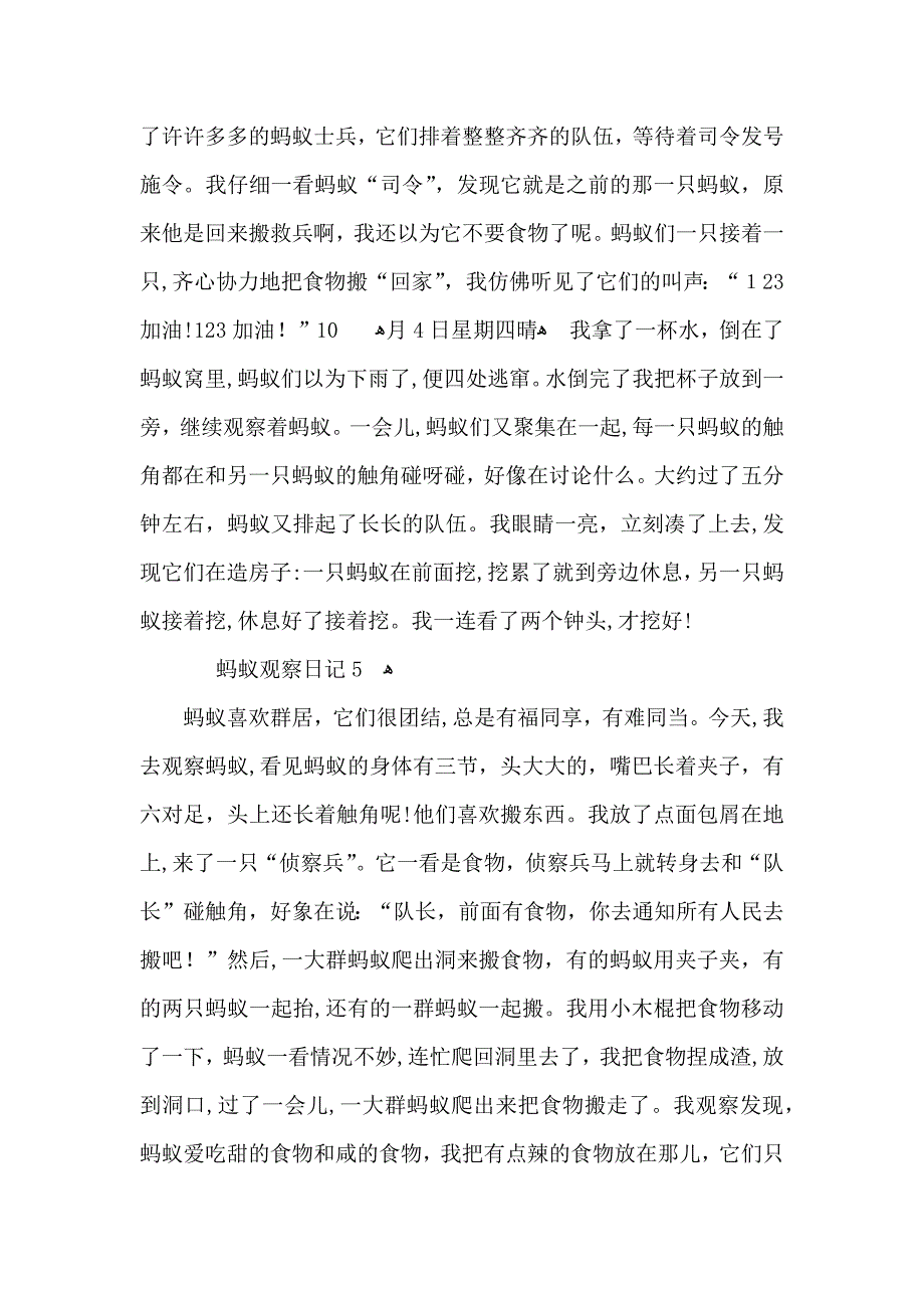 蚂蚁观察日记15篇_第5页