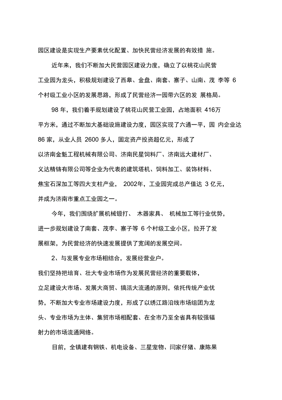 -镇发展民营经济经验材料_第4页