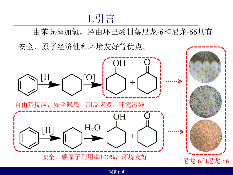 低温高活性高选择性苯选择加氢催化剂ppt课件_第2页