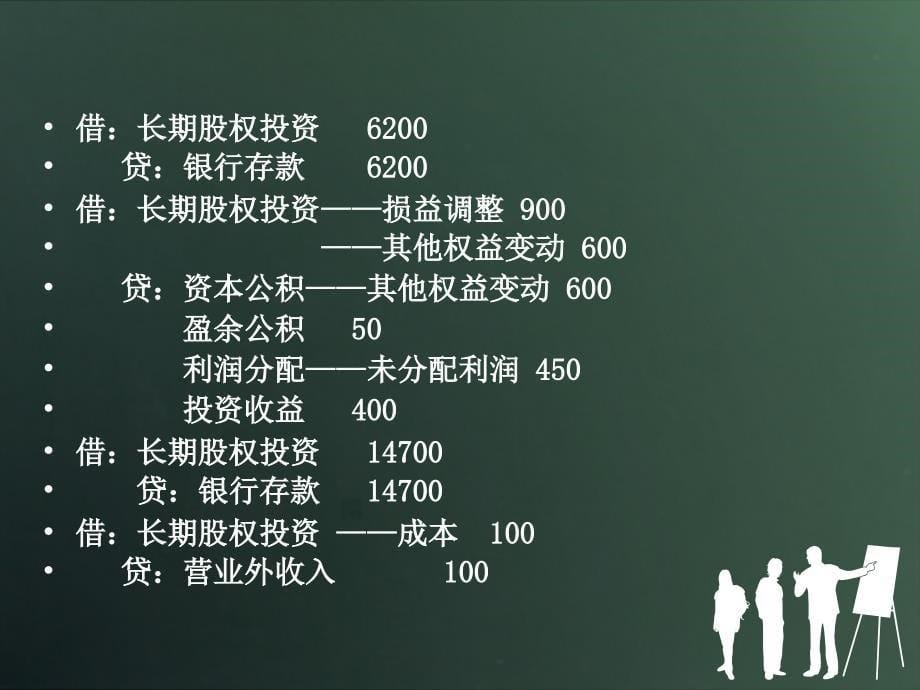 长期股权投资信息化竞赛学生练习题_第5页