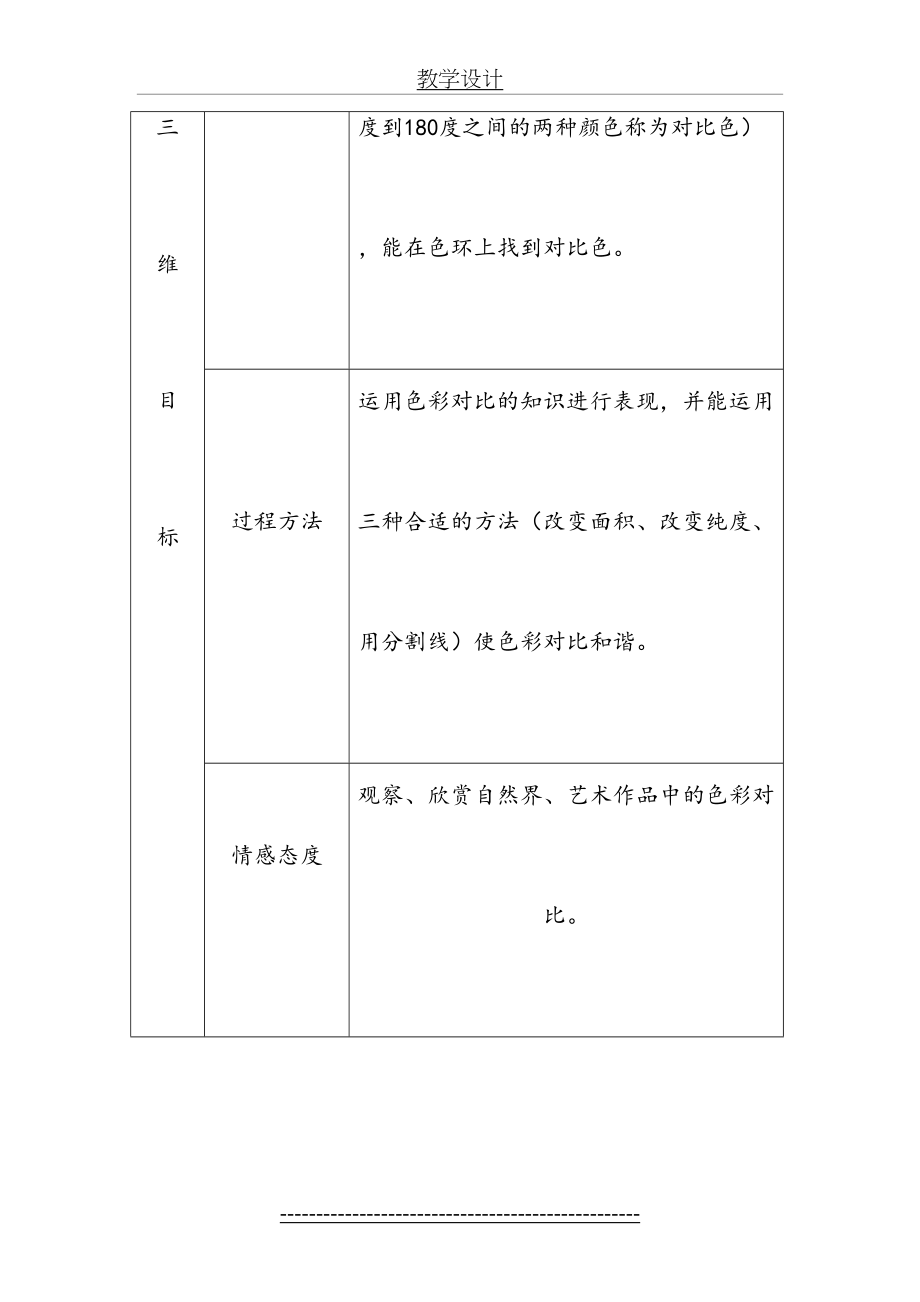 人教版五年级美术上册教案完整_第3页