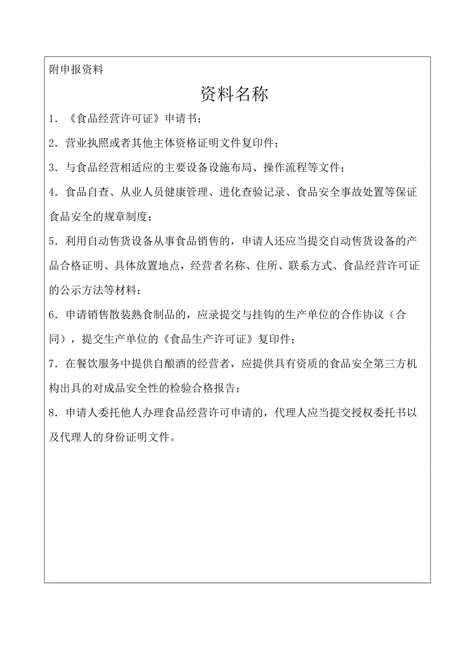 食品经营许可申请书(江西省专用)_第3页