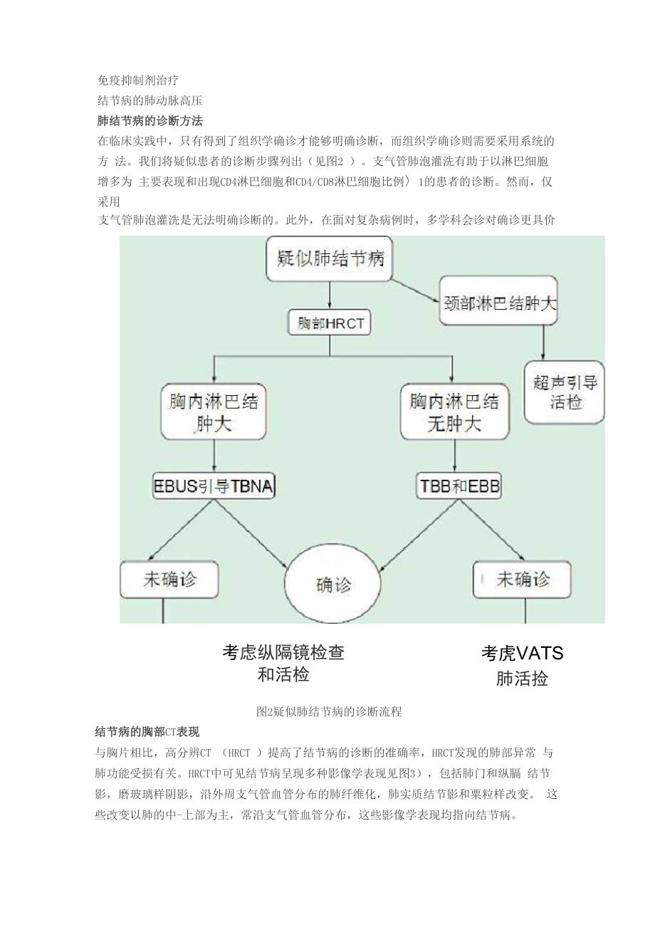 综述：肺结节病诊断治疗新进展_第2页