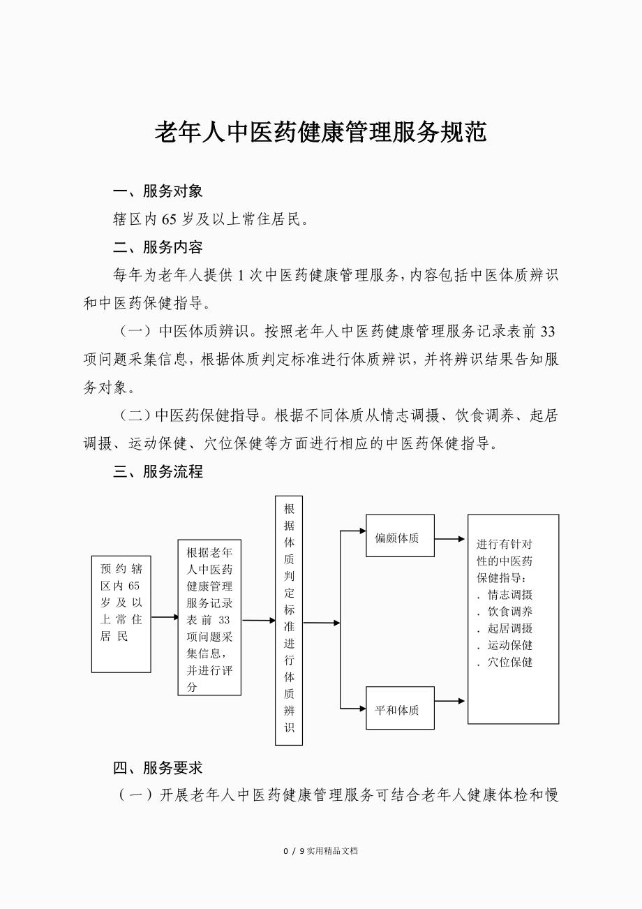 老年人中医药健康管理服务规范_第1页