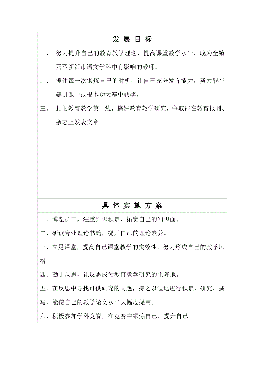 工作计划名优教师培养对象个人三年发展规划姓名鲍如金_第2页