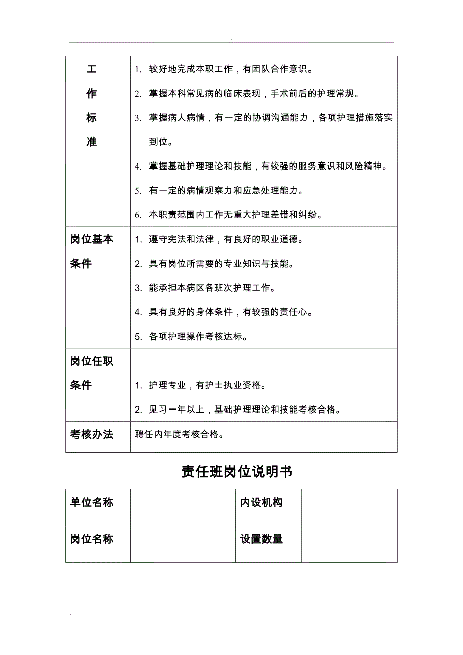 最新护士岗位说明书8_第2页