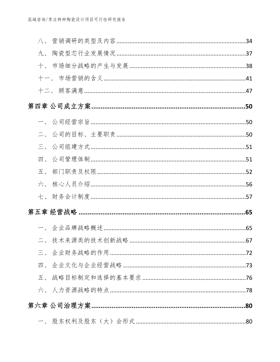 枣庄特种陶瓷设计项目可行性研究报告范文模板_第2页