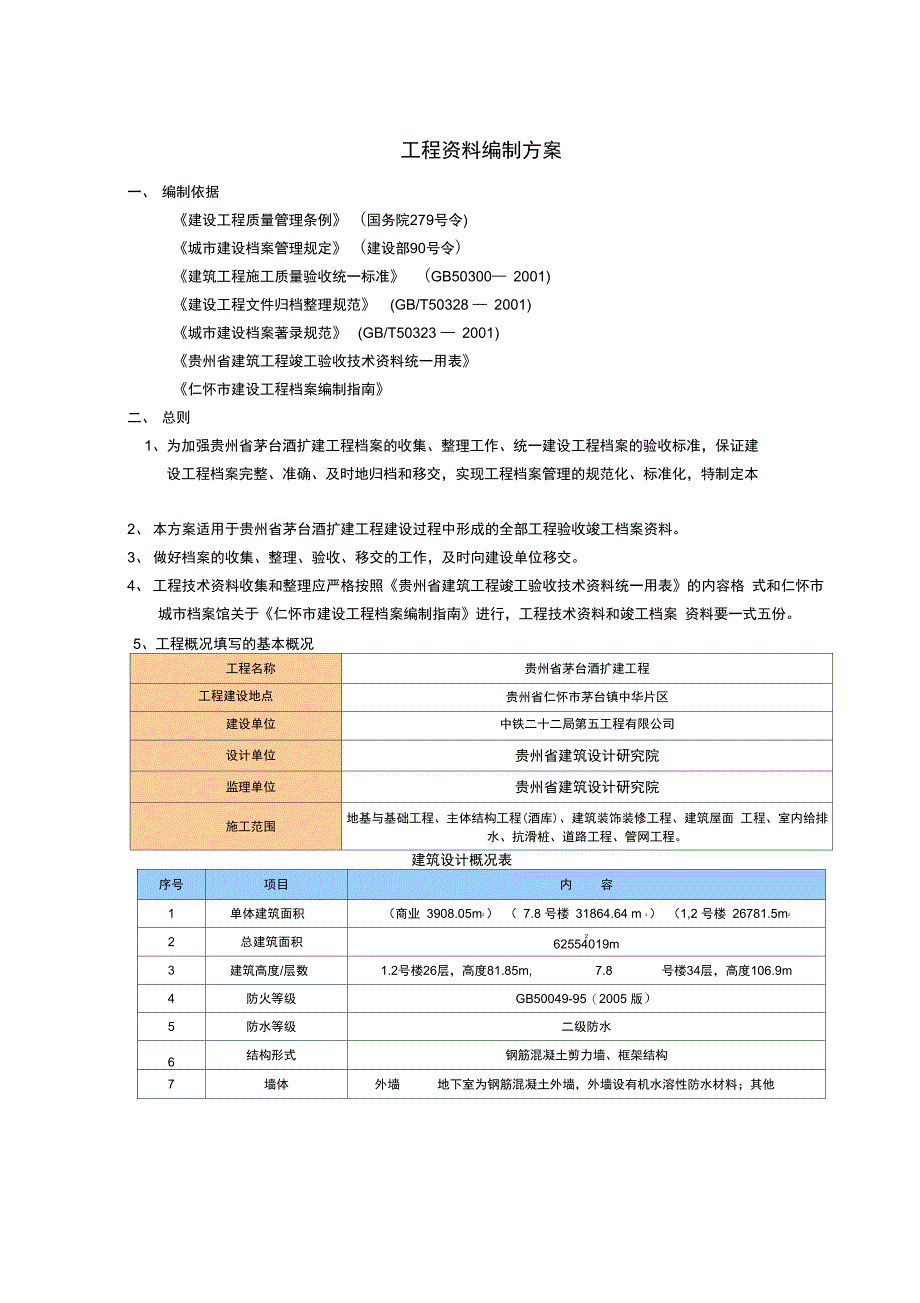 工程资料编制方案_第2页