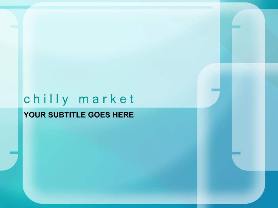 抽象精品ppt模板chillymarket207_第1页