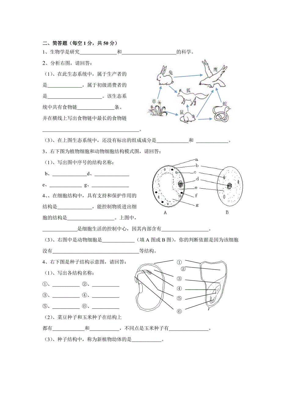 三单元一二章测试卷_第3页