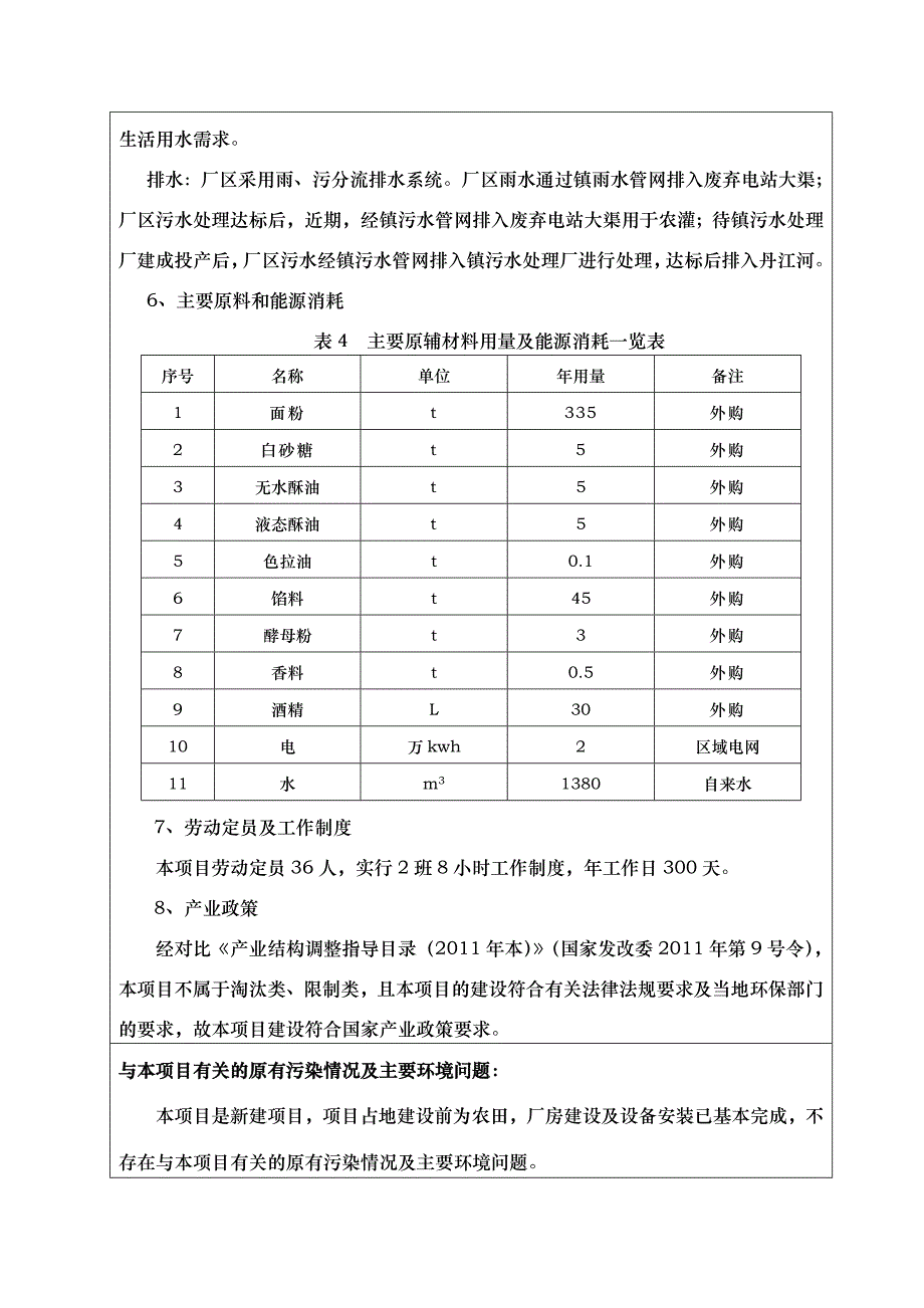 中高档糕点项目环评报告书_第4页