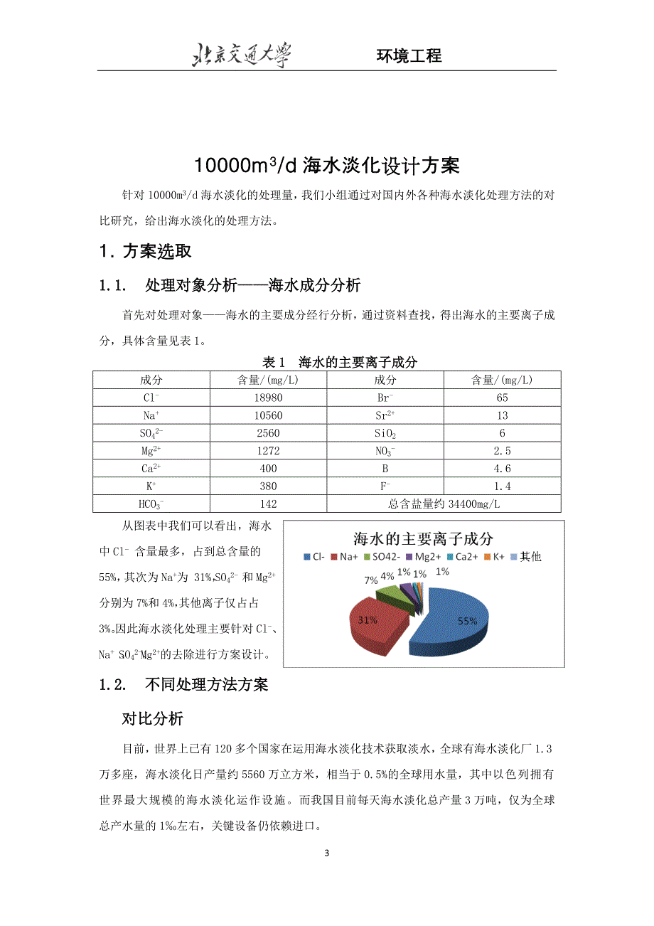 1000m3d1海水淡化可行性研究报告(电渗析技术)第一组_第4页