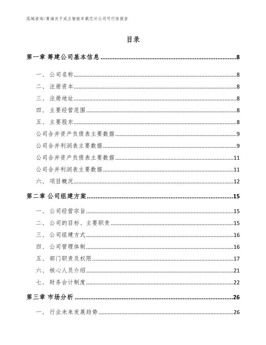 青海关于成立智能车载芯片公司可行性报告_第2页