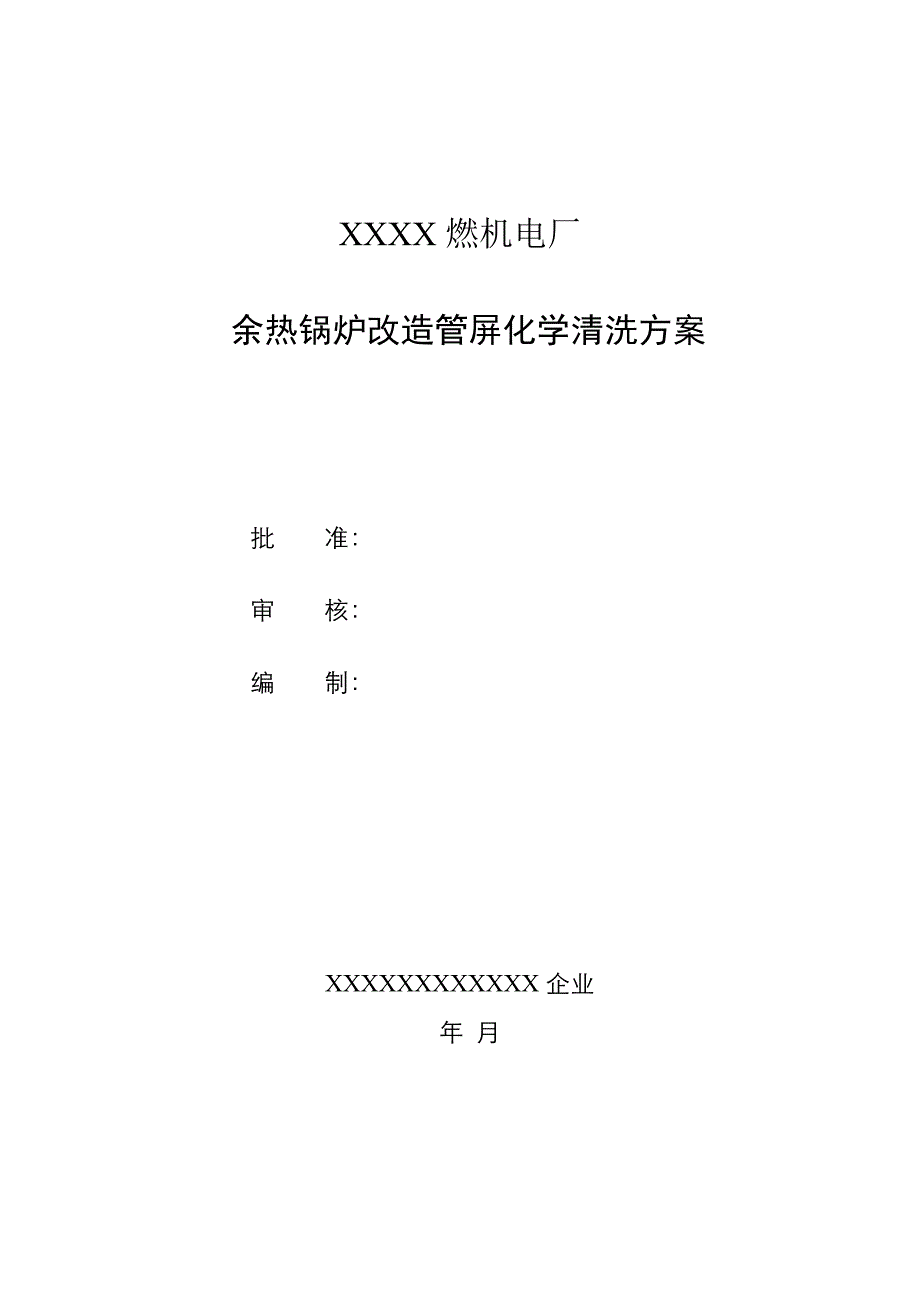 余热锅炉改造化学清洗方案_第2页