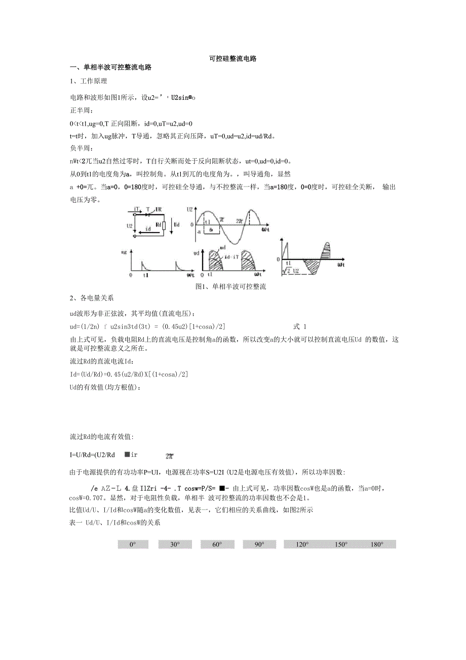 可控硅整流电路_第1页