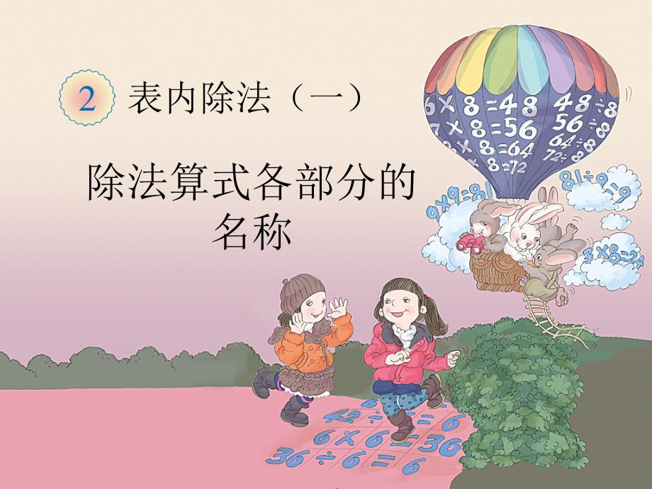 除法算式各部分的名称_第1页