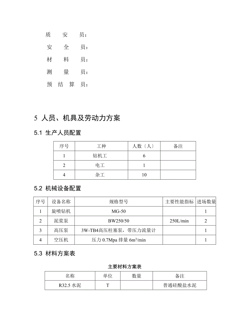 三管旋喷桩工程施工方案_第4页