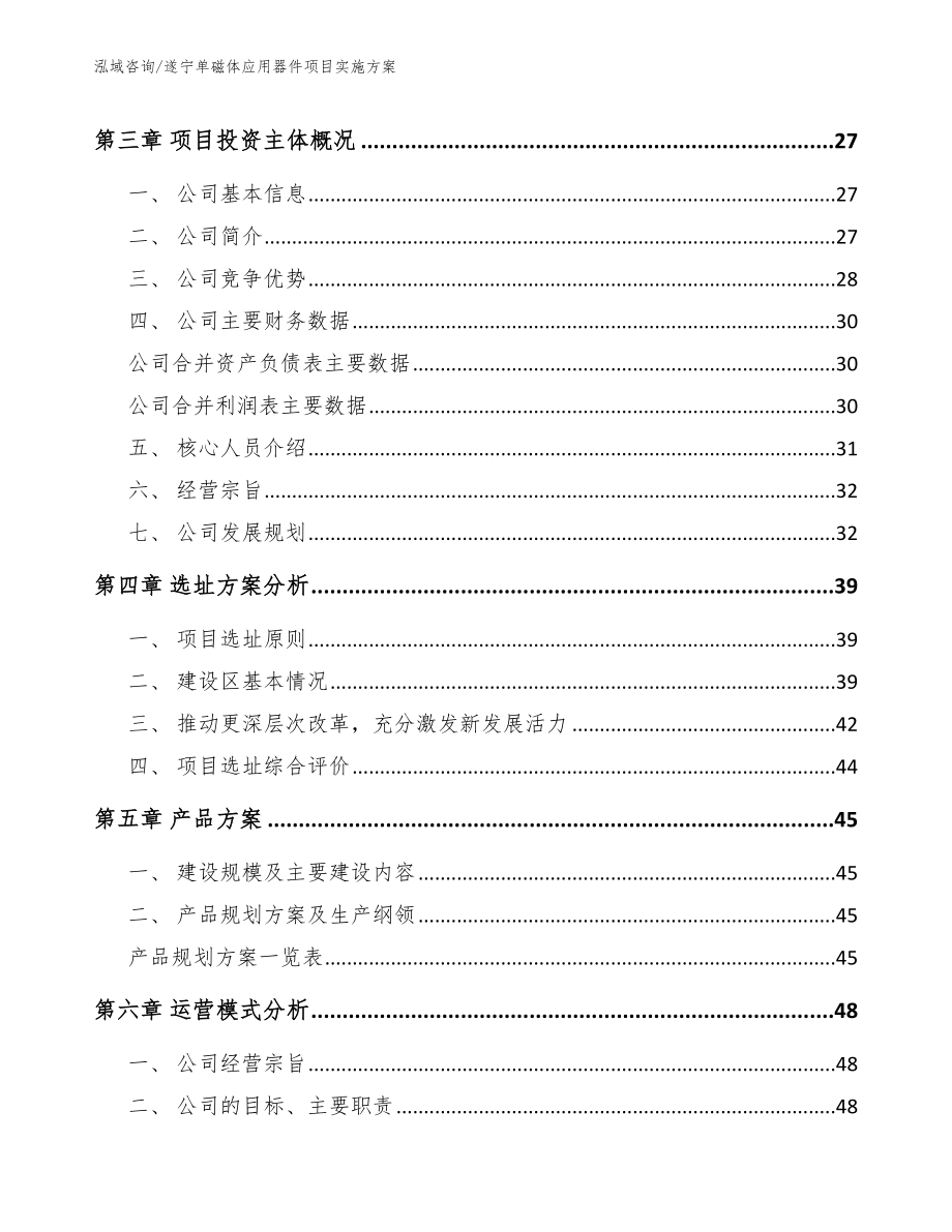 遂宁单磁体应用器件项目实施方案（模板范本）_第2页