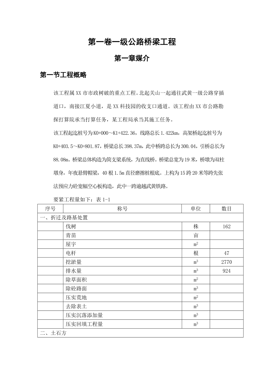 建筑行业一级公路桥梁工程施工组织方案范本_第4页