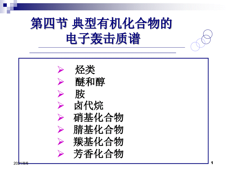 质谱分析法--经典课件_第1页