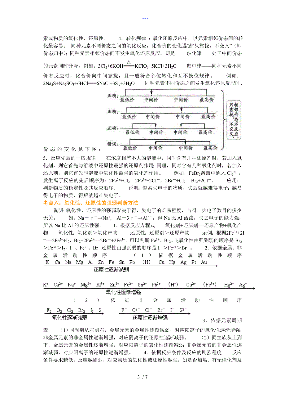 氧化还原反应的基本概念和规律（提高）_第3页