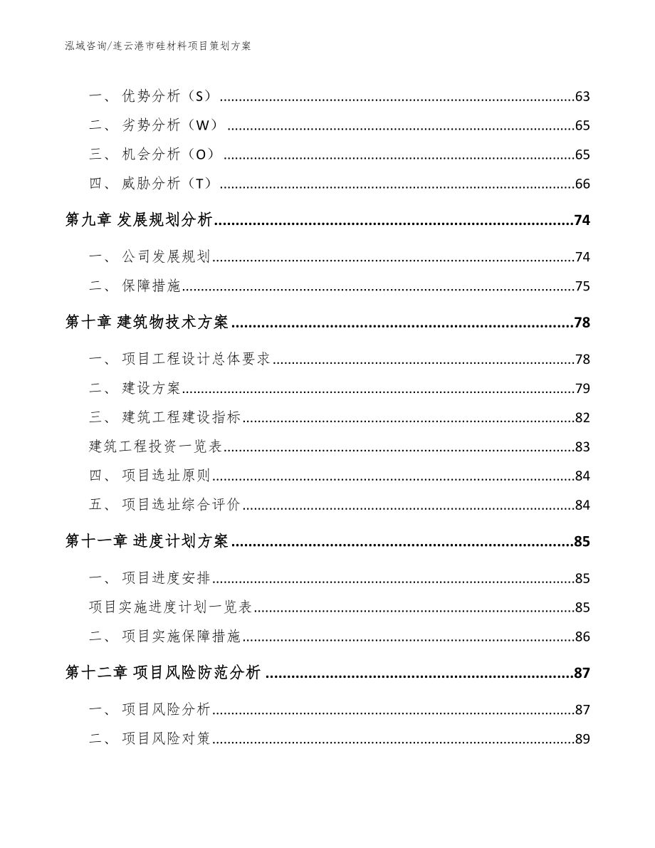 连云港市硅材料项目策划（模板）_第4页
