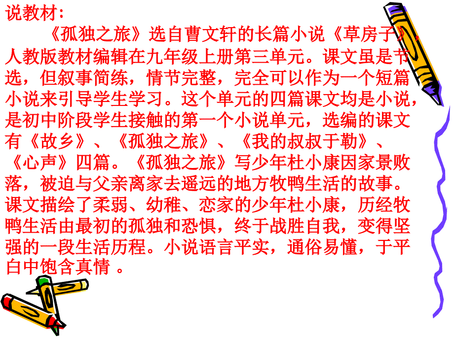 孤独之旅说课.ppt_第2页