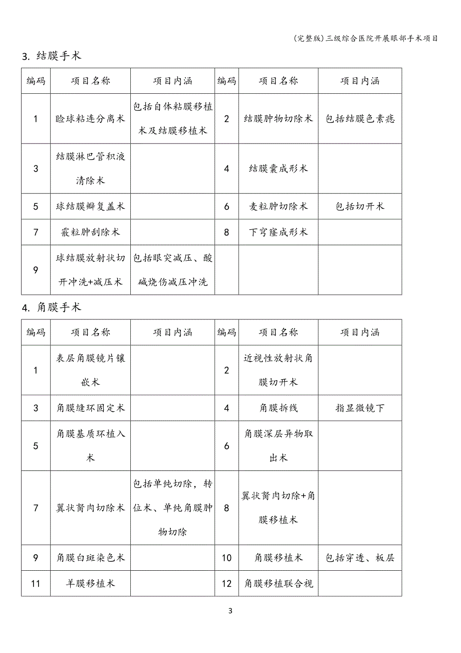 (完整版)三级综合医院开展眼部手术项目.doc_第3页