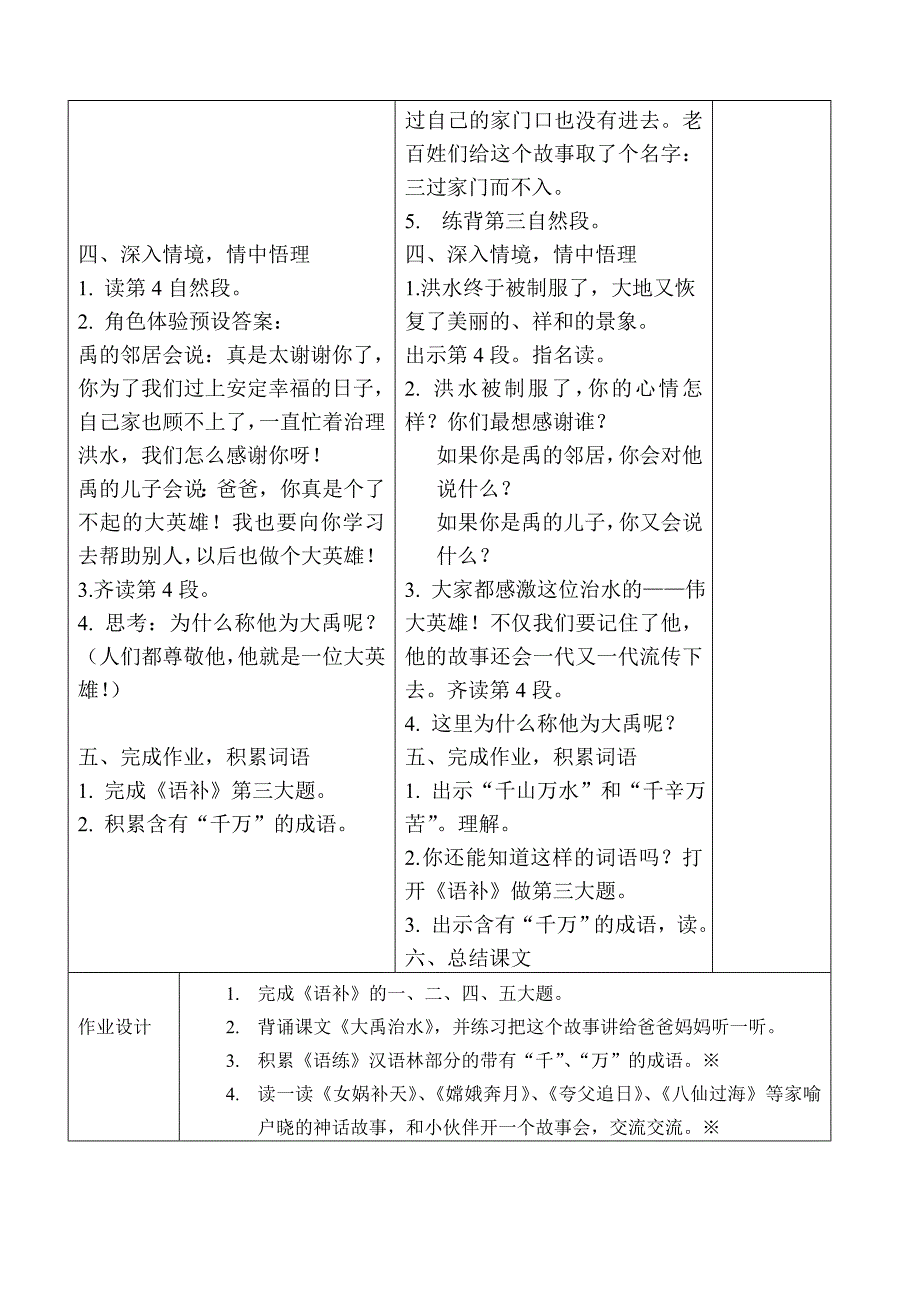 《大禹治水》教学设计_第4页