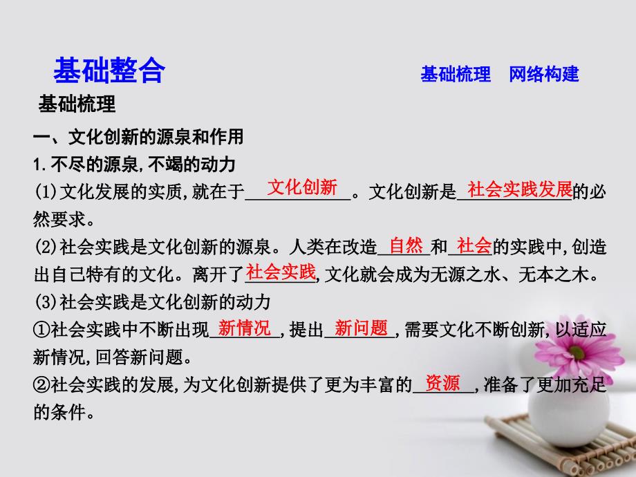 （全国通用版）2018高考政治大一轮复习 第二单元 文化传承与创新 第五课 文化创新课件 新人教版必修3_第3页