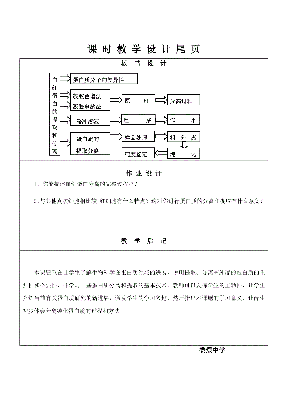 课题3血红蛋白的提取和分离_第2页