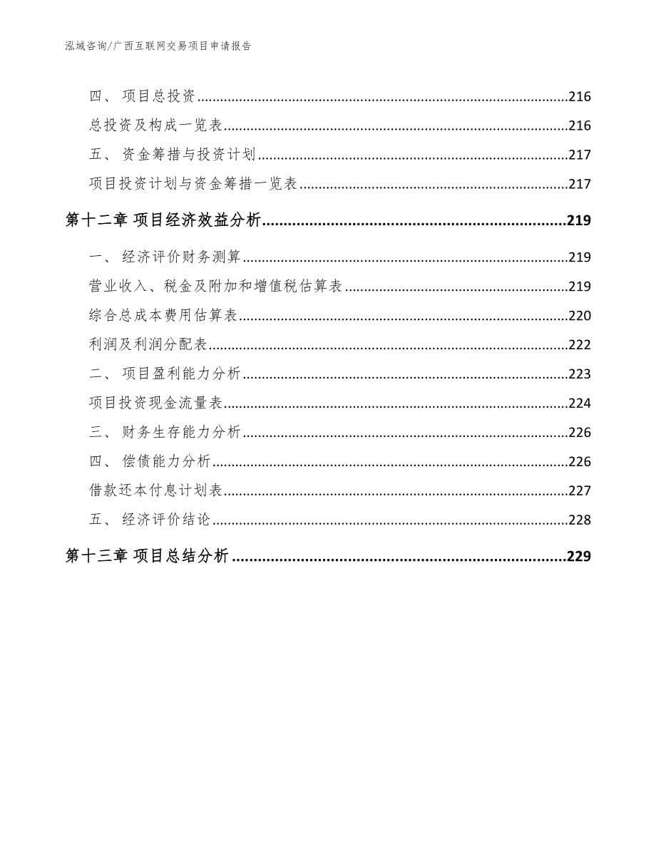 广西互联网交易项目申请报告范文参考_第5页