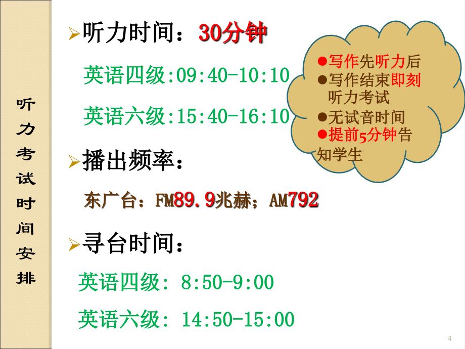 全国大学英语四六级考试监考培训工作会上海师范大学教务_第4页