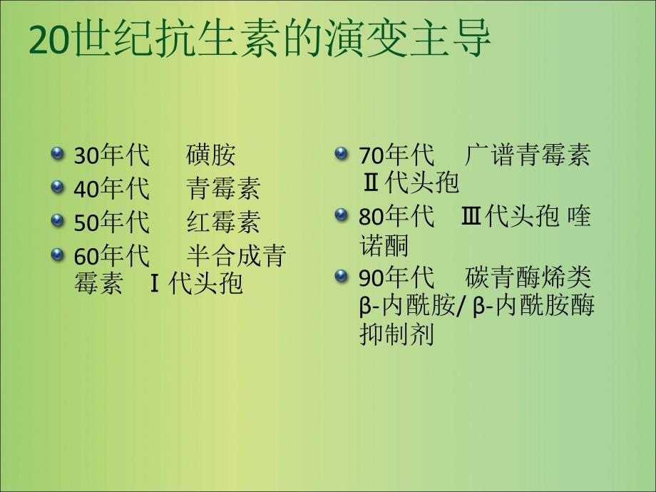 《抗生素的临床应用》PPT课件_第2页