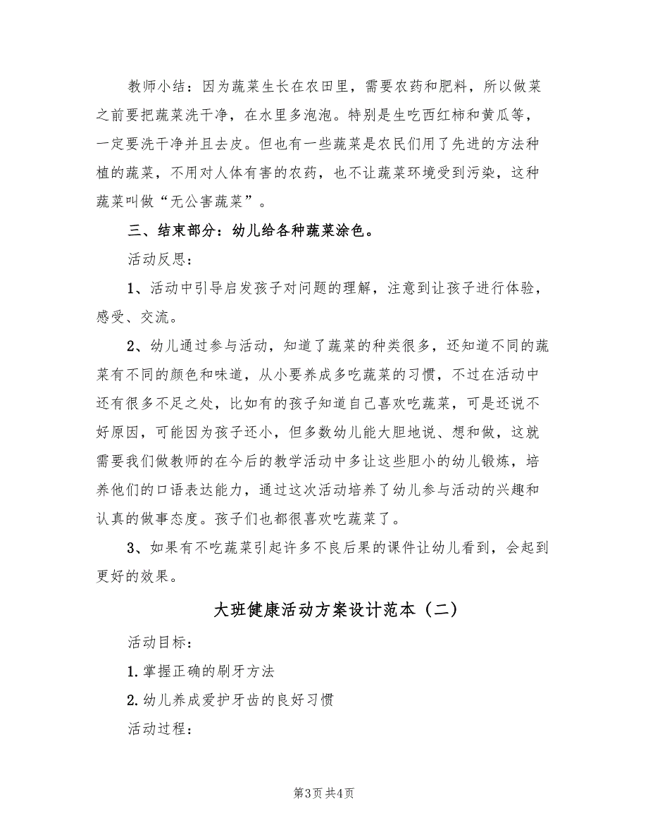 大班健康活动方案设计范本（二篇）_第3页