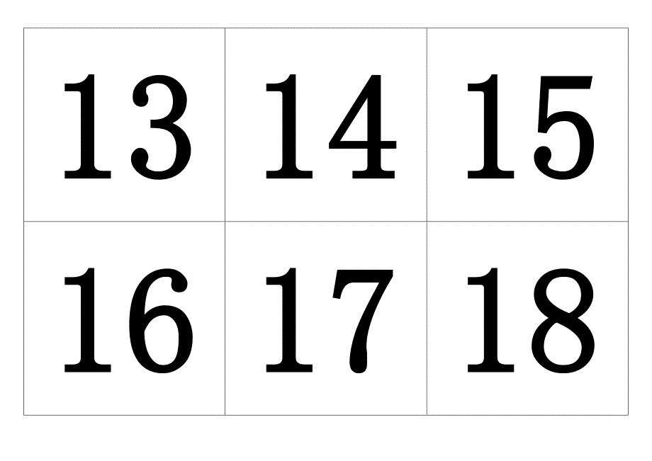 幼儿数字字母卡.doc_第3页