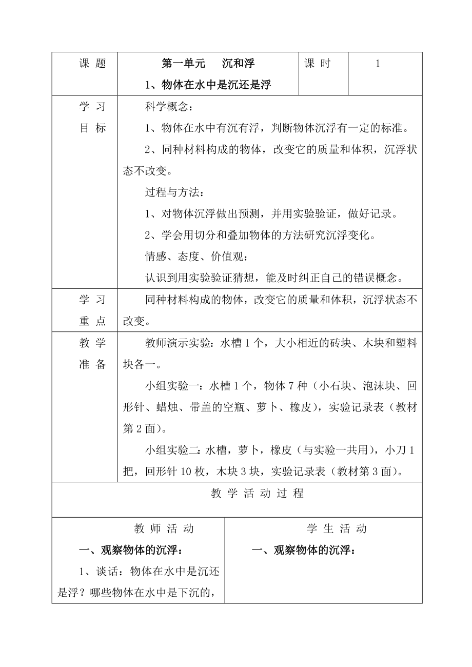 五年级科学下备课教案.doc_第1页