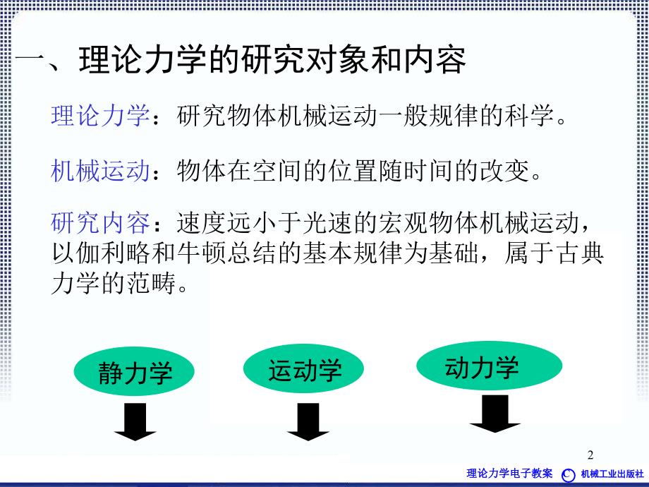 理论力学1A全本课件1章绪论ppt课件_第2页